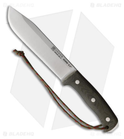 Joker Nomad Fixed Blade Knife Green Micarta (6.5" Satin Bohler N695)
