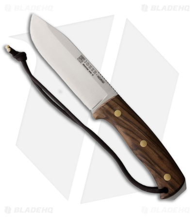 Joker Nomad Fixed Blade Knife Walnut Wood (5" Satin Bohler N695)