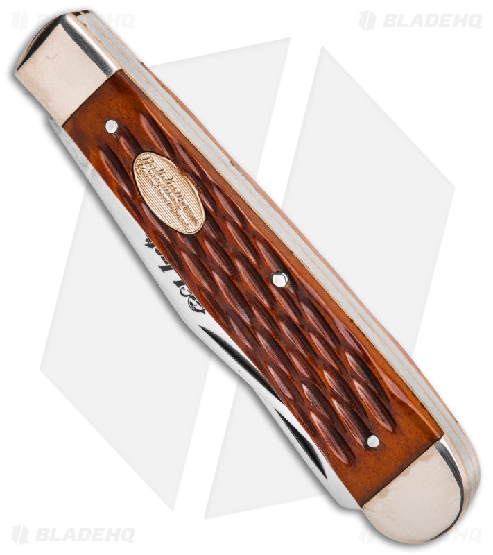 Boker H.J. Justin & Sons Trapper Knife 4" Jigged Bone