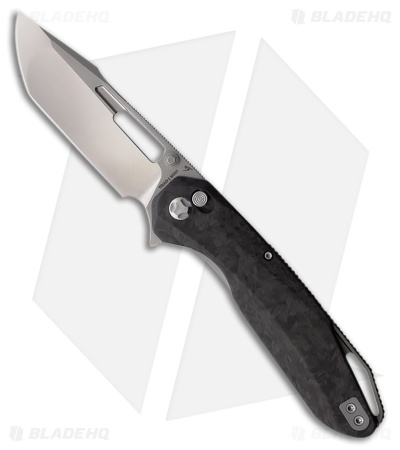 Ketuo Triad V3 Button Liner Lock Knife Shred Carbon Fiber (3.14" BB)