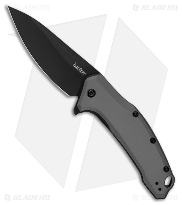 Kershaw Link MagnaCut Assisted Opening Knife Gray Aluminum (3.25" Black Oxide)
