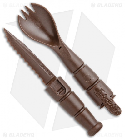 Ka-Bar Field Kit Spork/Knife 3 Pack (Black, Brown, OD Green)