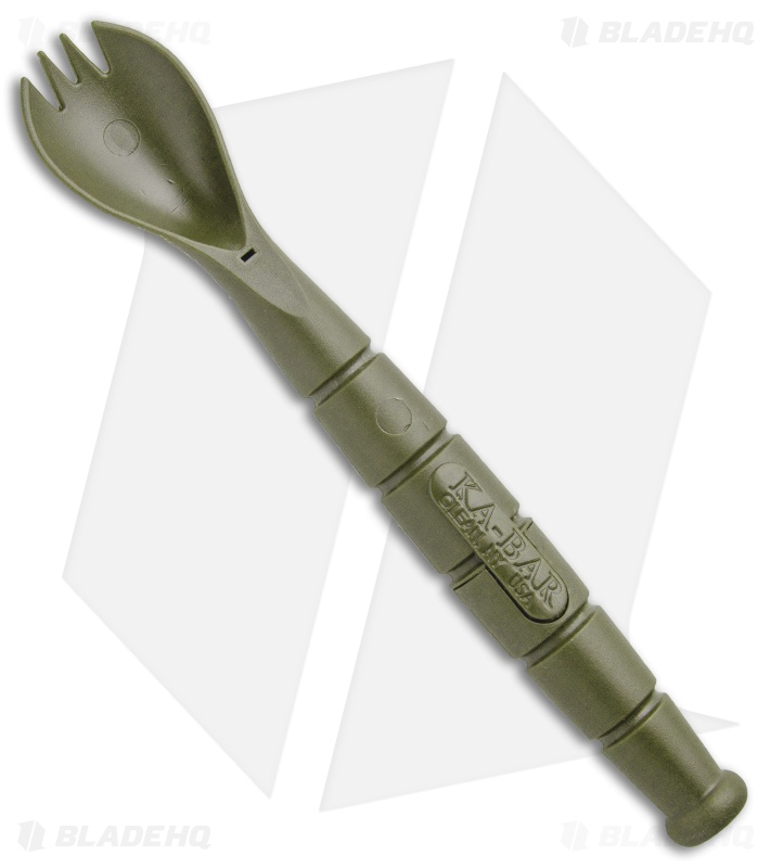Ka-Bar Field Kit Spork/Knife 3 Pack (Black, Brown, OD Green)