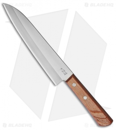 Kanetsune Kengata Kitchen Knife Plywood (7" San Mai)  KC352