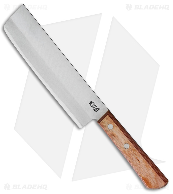 Kanetsune Usubagata Kitchen Knife Plywood (6.5" San Mai)  KC351