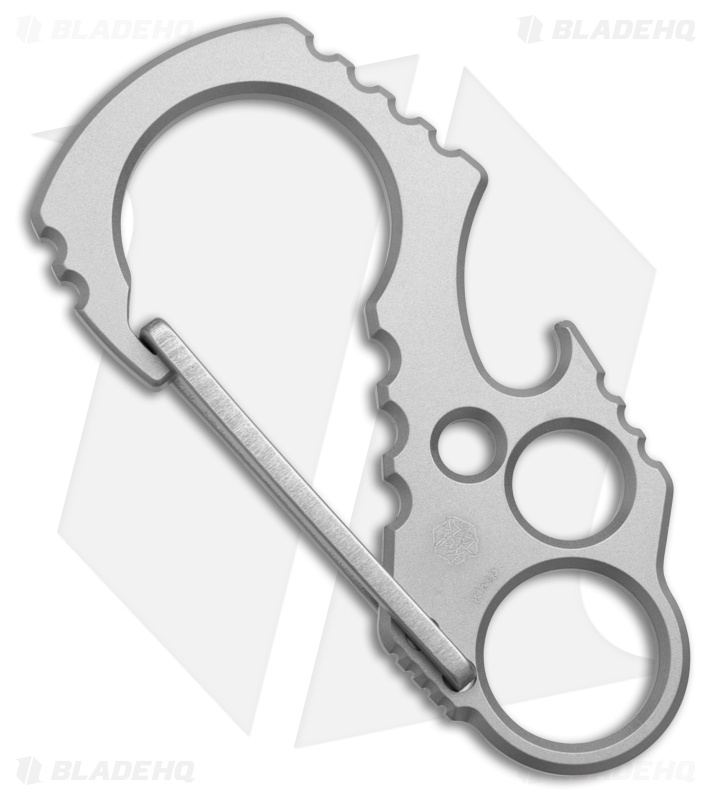 Kansept Climbing Carabiner Beadblasted Titanium 