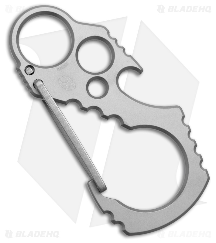 Kansept Climbing Carabiner Beadblasted Titanium 