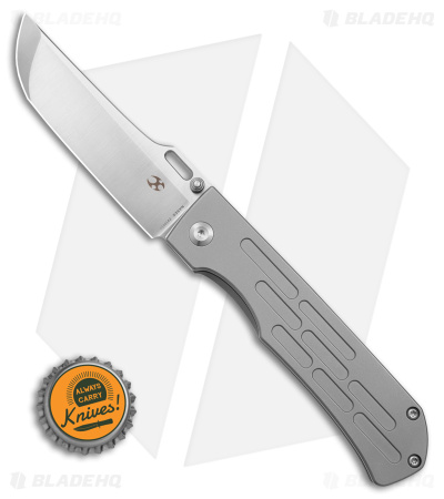 Kansept Knives Reedus Frame Lock Knife Titanium (3.5" Satin)