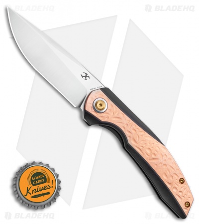 Kansept Knives Accipiter Frame Lock Knife Copper (3.5" SW)