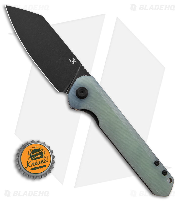 Kansept Bulldozer Liner Lock Knife Jade G-10 - Blade HQ