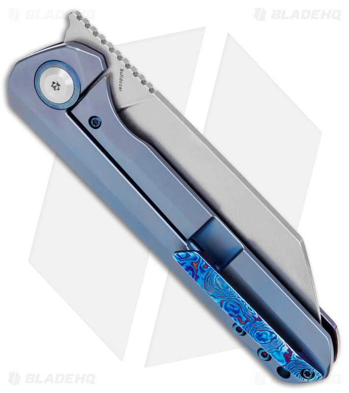VERSACE クラフィックフリントサイトタイヒキニホトム Kansept Knives Bulldozer Knife Timascus | SW | Blade HQ