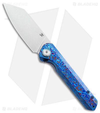 VERSACE クラフィックフリントサイトタイヒキニホトム Kansept Knives Bulldozer Knife Timascus | SW | Blade HQ