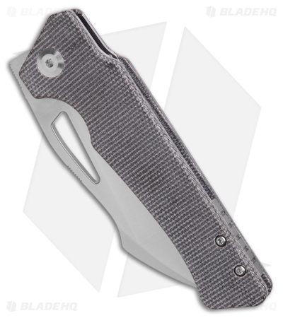 Kansept Knives Egress Liner Lock Knife Black Micarta (3.8" Satin) 