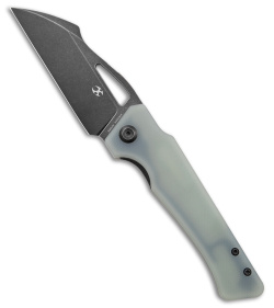 Kansept Knives Egress Liner Lock Knife Jade G-10 (3.8" Black Stonewash) 