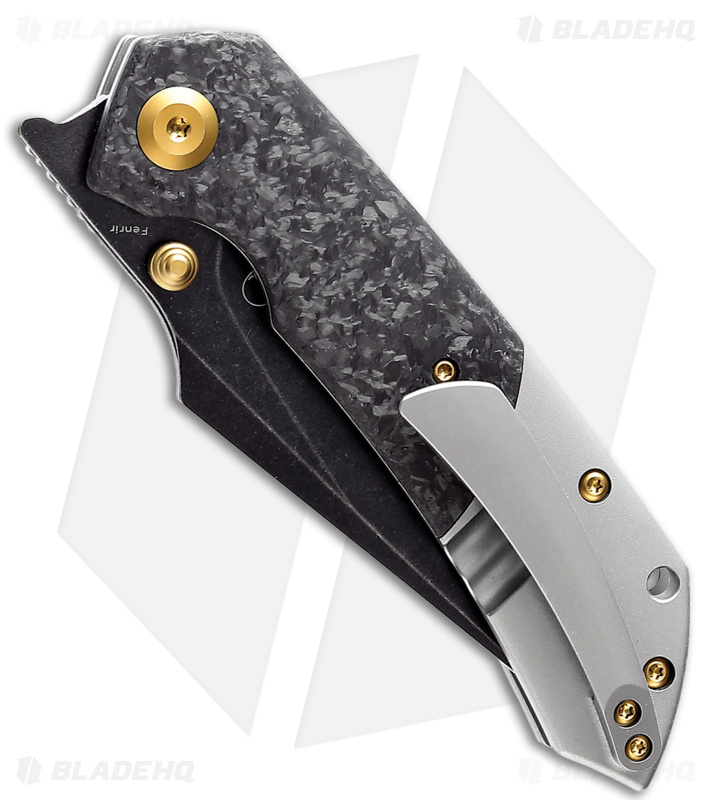 Kansept Fenrir Knife Carbon Fiber/Ti Black SW Left Hand