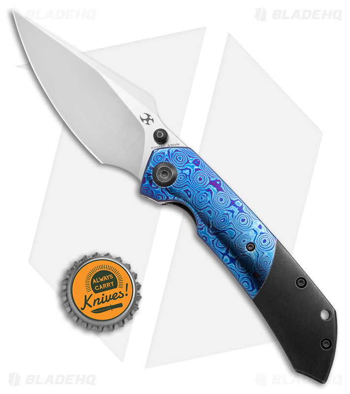 Kansept Knives Fenrir Knife Timascus + Satin - Blade HQ