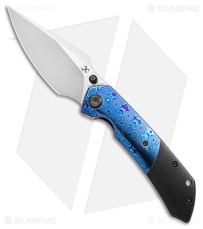 Kansept Knives Fenrir Knife Timascus + Satin - Blade HQ