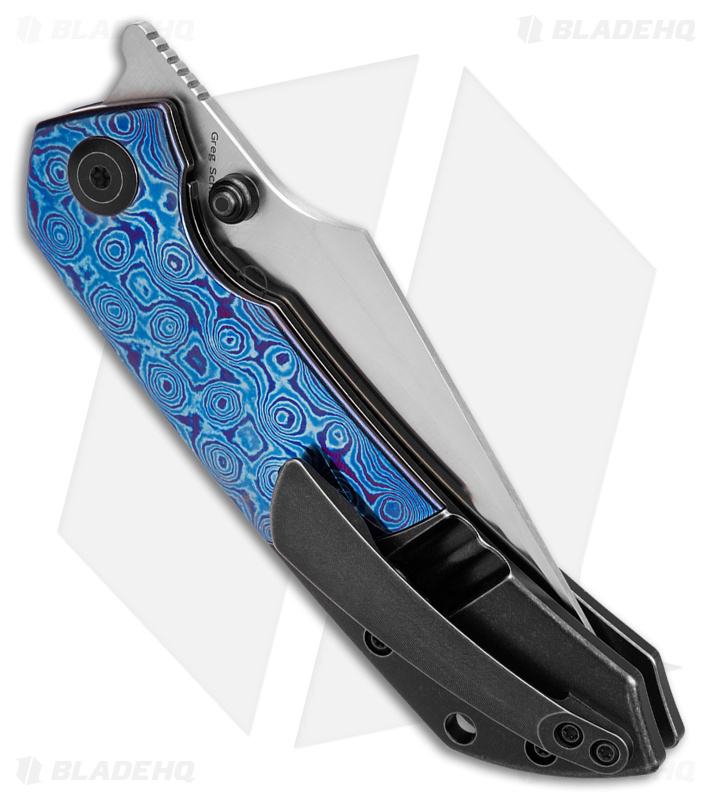 Kansept Knives Fenrir Knife Timascus + Satin - Blade HQ