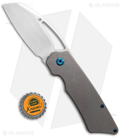 Kansept Knives Goblin XL Knife | Bronze Titanium K1016A3 - Blade HQ
