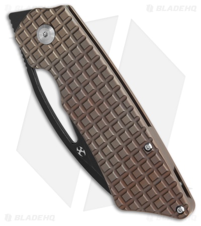 Kansept Knives Goblin XL Knife Frag Bronze Ti Black SW