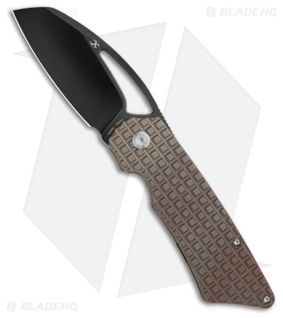 Kansept Knives Goblin XL Knife Frag Bronze Ti Black SW