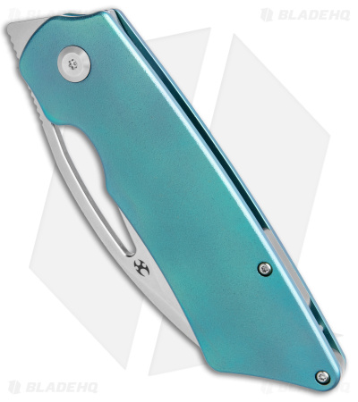 Kansept Knives Goblin XL Knife | Green Ti K1016A4 - Blade HQ