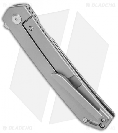 Kansept Knives Hazakura Liner Lock Knife Titanium/Timascus (3.5" Satin)