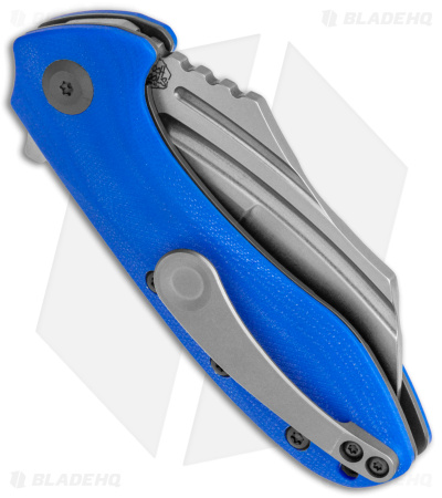 Kansept Knives KTC3 Hawkbill Liner Lock Knife Dark Blue G-10 (3" SW) T1031A3