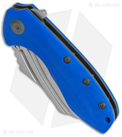 Kansept Knives KTC3 Hawkbill Liner Lock Knife Dark Blue G-10 (3" SW) T1031A3