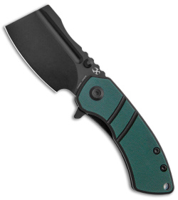 Kansept Knives Korvid M Liner Lock Knife Green G-10 (2.5" Black) T2030A1