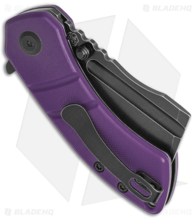 Kansept Knives Korvid M Liner Lock Knife Purple G-10 (2.5" Black) T2030A3