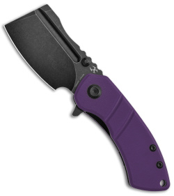 Kansept Knives Korvid M Liner Lock Knife Purple G-10 (2.5" Black) T2030A3