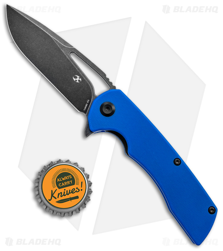 Kansept Kyro - Frame Lock Knife | Blue G-10 + Black | Blade HQ