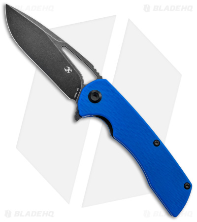 Kansept Kyro - Frame Lock Knife | Blue G-10 + Black | Blade HQ