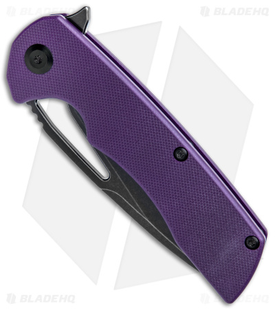 Kansept Kyro - Frame Lock Knife | Purple G-10 + Black | Blade HQ