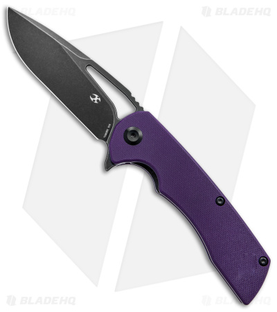Kansept Kyro - Frame Lock Knife | Purple G-10 + Black | Blade HQ
