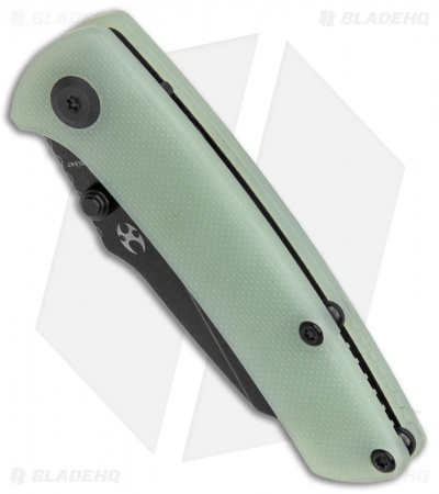 Kansept Knives Little Main Street Liner Lock Knife Natural G-10 (2.2" Black)