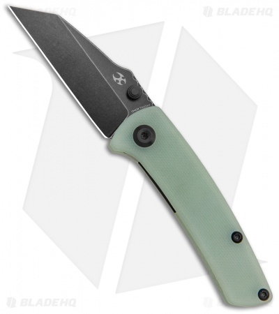 Kansept Knives Little Main Street Liner Lock Knife Natural G-10 (2.2" Black)