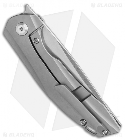 Kansept Knives Mini Accipiter Frame Lock Knife Marble CF (2.8" SW)