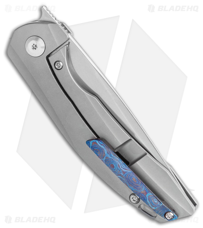 Kansept Knives Mini Accipiter Frame Lock Knife Timascus (2.8" SW)