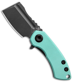 Kansept Knives Mini Korvid Liner Lock Knife Teal G-10 (1.5" Gray S35VN)