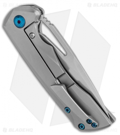 Kansept Knives Mini Kryo Frame Lock Knife Titanium (2.9" Satin)