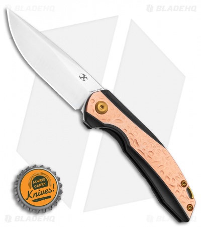 Kansept Knives Mini Accipiter Frame Lock Knife Copper (2.8" SW)