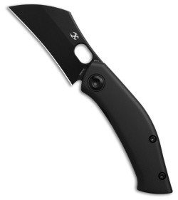 Kansept Knives Osprey Frame Lock Knife Black Anodized Titanium (2.4" Black)