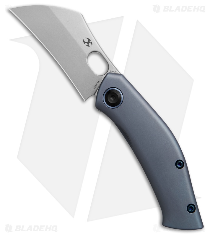 Kansept Knives Osprey Frame Lock Knife Blue Titanium (2.4" SW)