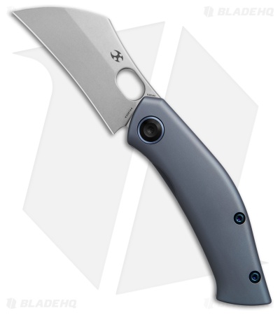 Kansept Knives Osprey Frame Lock Knife Blue Titanium (2.4" SW)