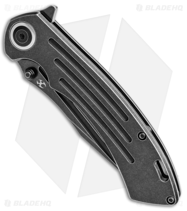 Kansept Pretatout Knife | Clip Point Black SW + Black Ti | Blade HQ