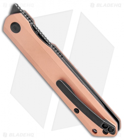 Kansept Knives Prickle Liner Lock Knife Copper (3.5" Black)