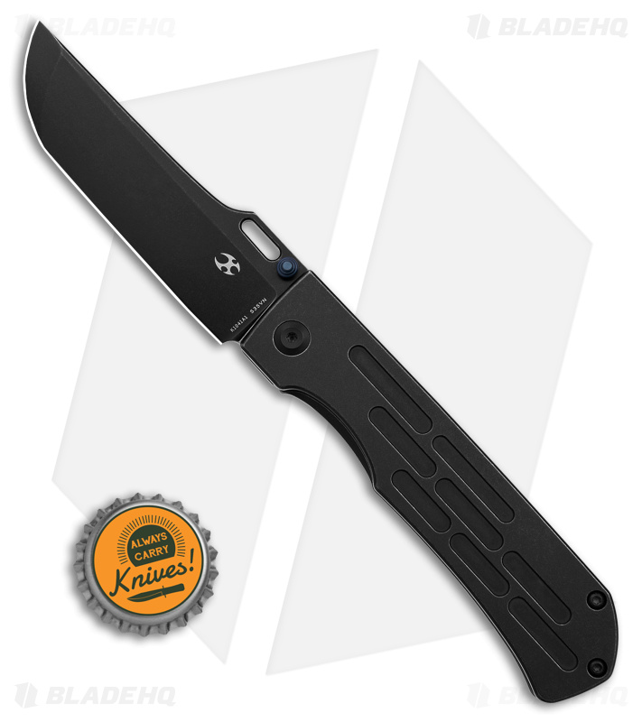 Kansept Knives Reedus Frame Lock Knife Black Titanium (3.5" Black)