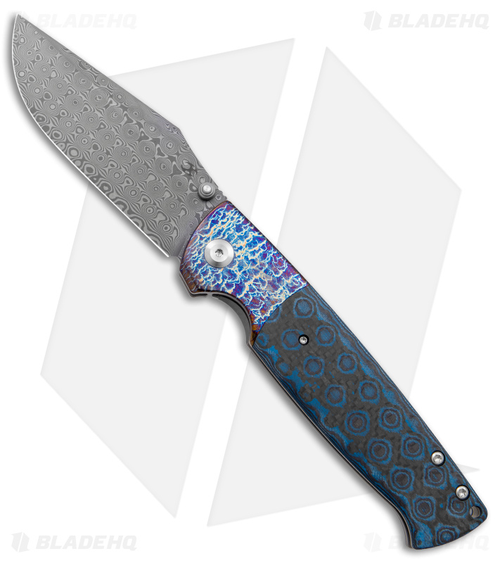 Kansept Shikari Knife Black Rose CF/Lightning - Blade HQ